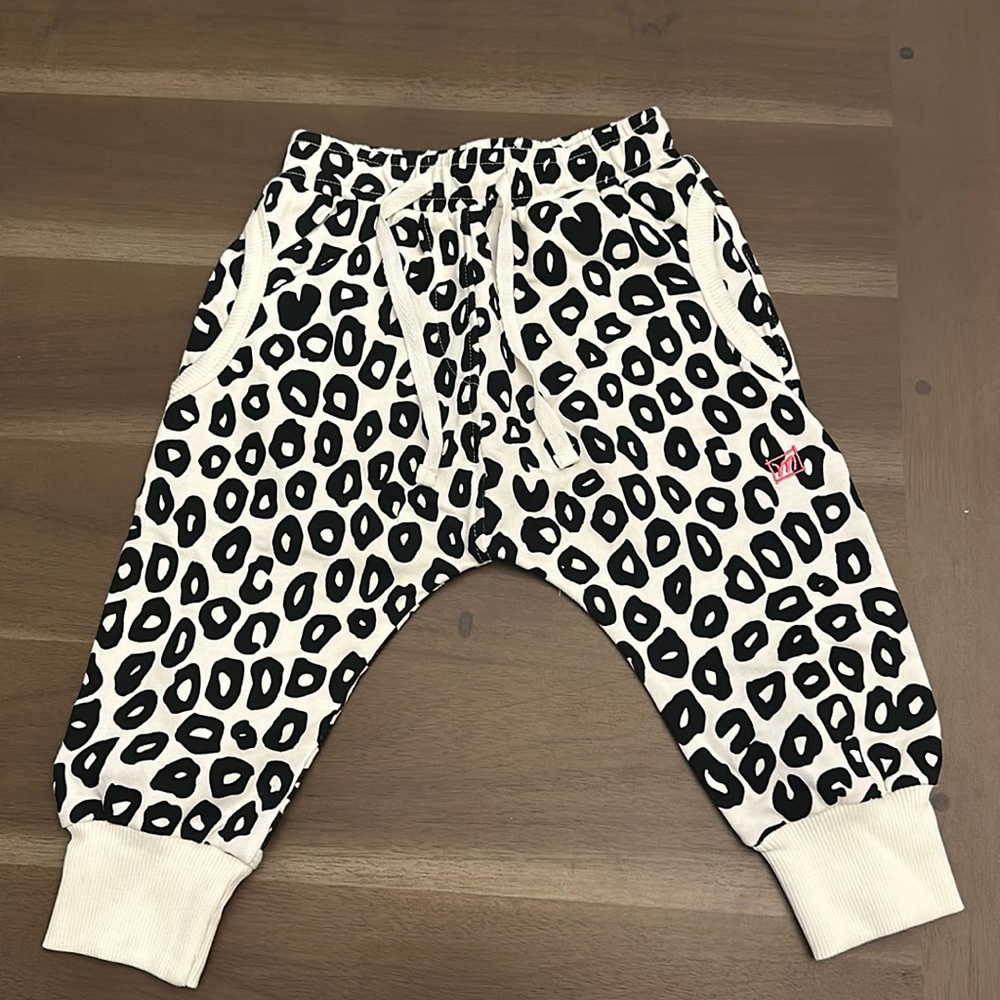 NWOT Leopard Munster Joggers